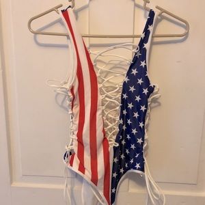 Flag swimsuit